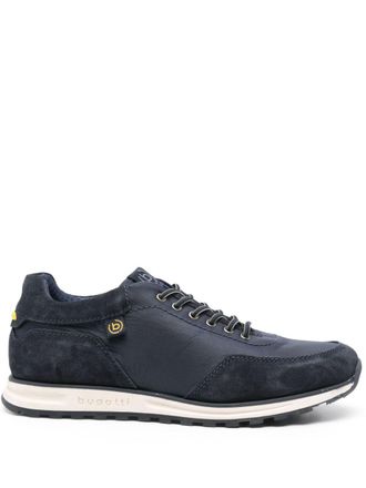 Bugatti panelled low-top sneakers - Blue