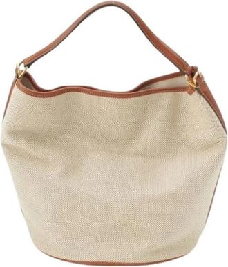 Celine Pre-owned Bucket 16 - Dames - Vintage Schoudertas - Beige - ONE Size - Vintage