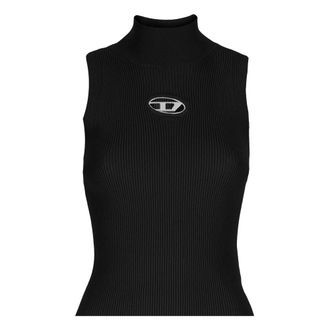 Diesel Dames, Tops, Zwart, Maat: M