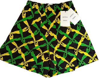 Bottega Veneta Printed High Waist Shorts Size XS