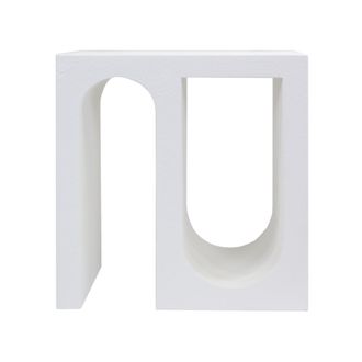 Mobili Rebecca Mesita De Noche Dormitorio Mobili Rebecca Linnea 55x50x26 Cm Mdf Blanco Moderno