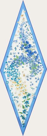 Ferragamo Women Spring print silk bandeau Blue