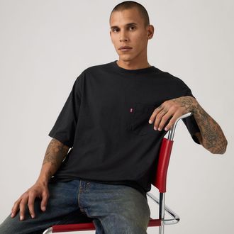 Levi's Half Sleeve Pocket Tee - Mens - 2XL - Black