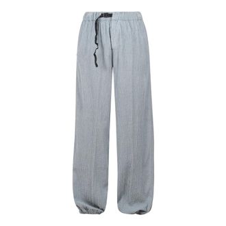 White Sand Sweatpants, female, Gray, XL, Pantalone a costine in vellutino