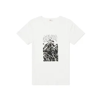 Celine Graphic-Print Cotton T-Shirt - White