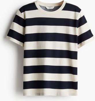 H&M T-Shirt mit Print - Beige