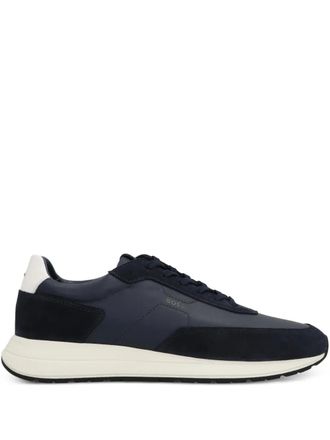 BOSS Vinston sneakers - men - Calf Leather/Calf Suede/Calf Leather/Rubber/Fabric - 45 - Blue