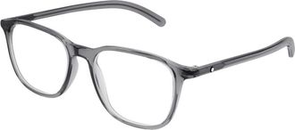 Montblanc 1Pbf 5Ev 0A - unisex - Brillen - Grijs - 52 MM - Accessoires