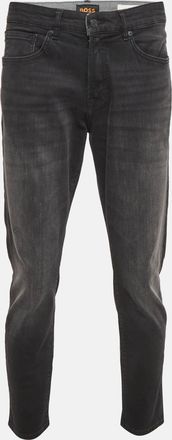 Boss Orange by Hugo Boss Black Denim Onyx Slim Tapered Jeans M Waist