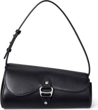 Ralph Lauren Tassen, Dames, Zwart, ONE Size, Leer, Shoulder Bag