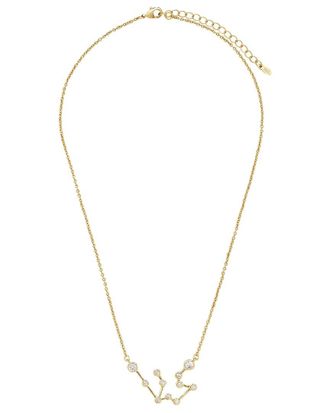Sterling Forever 14K CZ When Stars Align Constellation Necklace