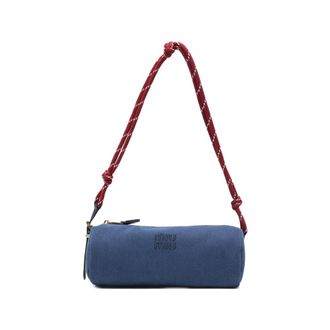 Miu Miu Logo-embroidered Rope-strap Shoulder Bag