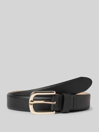 Weinmann Weinmann Ledergürtel mit Dornschließe Modell Sauvage in Black, Größe 100