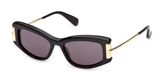 Max Mara MM0189 01A Womens Sunglasses Black Size 52