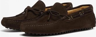 Oliver Sweeney Mens Oliver Sweeney Lastres Suede Mens Driving Shoes - Chocolate - Brown - Size: 9