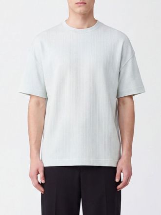 HUGO BOSS T-shirt girocollo in cotone a maniche corte con spalle scese