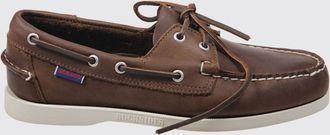 Sebago Mocassini da barca Docksides Portland in pelle liscia con lacci