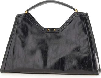 Gianni Chiarini Aurora Schoudertas - Dames - Handtassen - Zwart - ONE Size - Leer - Tassen