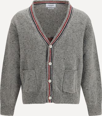 Thom Browne Cardigan Hector con filato Donegal Man 3