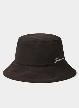 Jacquemus Womens Baluchon canvas bucket hat
