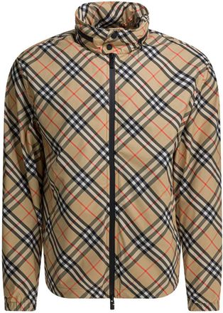 Burberry Check Windbreaker Jacket