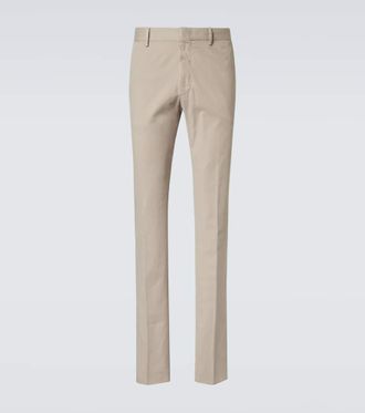Ermenegildo Zegna Pantaloni regular in misto cotone
