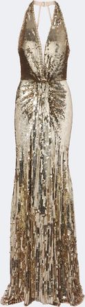 Jenny Packham Lisette embellished gathered gown