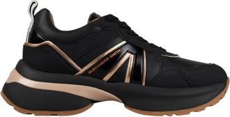 Alexander Smith Victoria Sneaker - Dames - Sneakers - Zwart - 40 EU - Leer - Schoenen