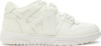 Off-white Out Of Office Panelled Leather Sneakers - 44 (IT44 / UK10)