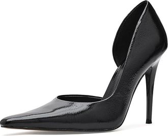 Steve Madden Elegant Womens Shoes Black Leather : 8.5 M