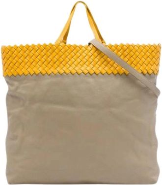Bottega Veneta Pre-owned Satchel - Dames - Vintage Shopper - Veelkleurig - ONE Size - Leer - Vintage
