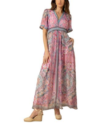 Hale Bob Hale Bob Jaliyah Silk-Blend Maxi Dress