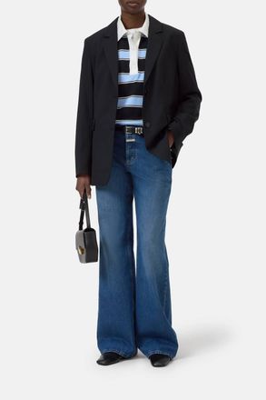 Closed Gillan Wide Jeans In Mid Blue