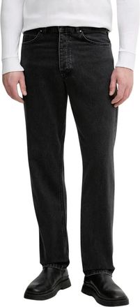 Benetton Straight Jeans - Heren - Regular Fit Jeans - Zwart - W36 - Katoen - Jeans