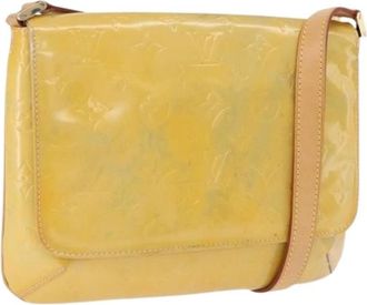 Louis Vuitton Pre-owned Schoudertas - Dames - Vintage Schoudertas - Geel - ONE Size - Leer - Vintage