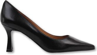 Roberto Festa Milano Zwarte Hakken - Dames - Pumps - Zwart - 36 EU - Leer - Schoenen