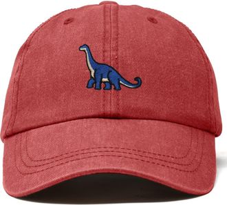 Dalix Brachiosaurus Dad Cap in Washed Red at Nordstrom
