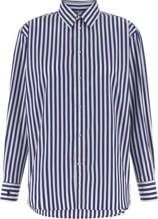 Polo Ralph Lauren Dames, Blouses & Shirts, Blauw, Maat: M Katoen