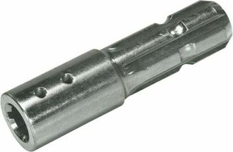 AMA Riduzione per presa di forza con profilo interno 26X30X6mm con 6 scanalature e lunghezza 140mm