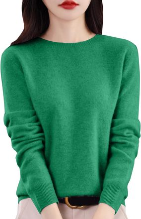Generic Womens Jumpers Cashmere Jumpers Ladies Semi Turtleneck Long Sleeve Loose Fit Pullover Casual Solid Color Base Shirts Autumn and Winter Warm Sweatshirt