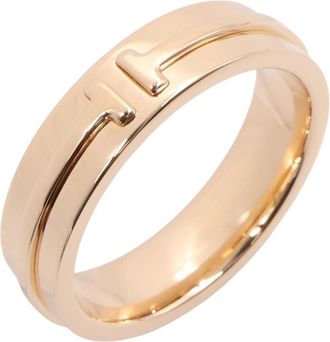 Tiffany & Co. Gold Pink Gold (18K) Band Ring (Pre-Owned)