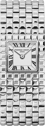 Frederique Constant Fr&eacute;d&eacute;rique Constant Classics Manchette Dames Horloge Zilverkleurig FC-200WR1MC6B