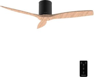 Cecotec Cecotec Ventilador De Techo Con Mando A Distancia De 52 Energysilence Aero 5400 Classic Black&lightwood. Motor Dc 40w, 3 Aspas