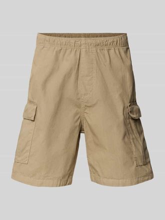 Review Cargoshorts mit elastischem Bund in Taupe, Gr&ouml;&szlig;e XS