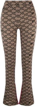 Off-white Logo Monogram Split Hem Leggings in Black/Brown at Nordstrom Rack, Size 2 Us / 36 It