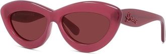 Loewe Mode Zonnebril - unisex - Zonnebrillen - Roze - ONE Size - Accessoires