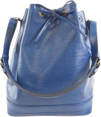 Louis Vuitton Pre-owned Bucket Bags, female, Blue, Size: ONE SIZE Pre-owned Bucket Bag