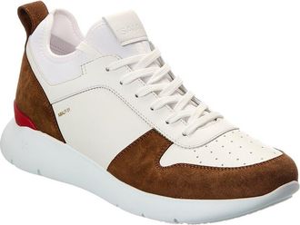 Isaia Amalfi Leather Sneaker