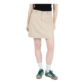 Carhartt Work in Progress Rokken, Dames, Beige, L, Katoen, Maeve Double Knee Skirt