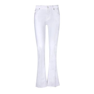 7 For All Mankind Flared Jeans, female, White, Size: W31 Mid-Rise Bootcut Jeans